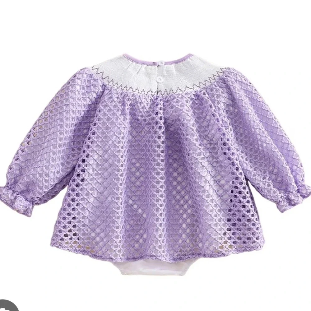 NWOT crochet Halloween outfit romper playsuit 0-3 Months U50
